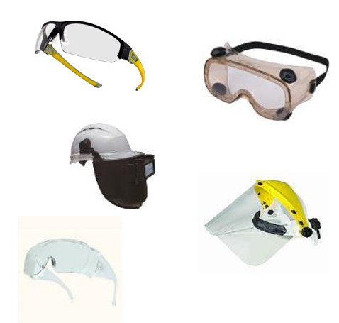 眼面部防护用品主要分类