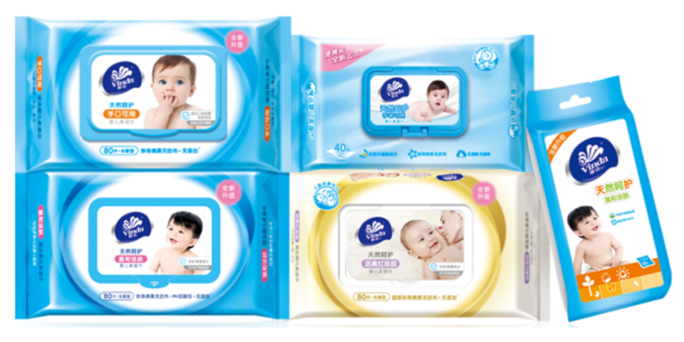 维达婴儿湿巾系列产品