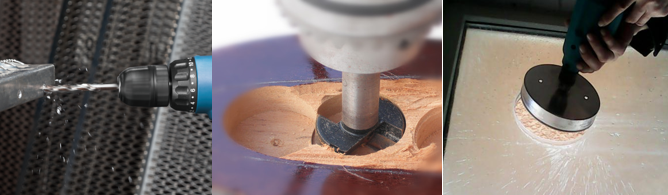 金属钻孔、木工开孔、玻璃开孔