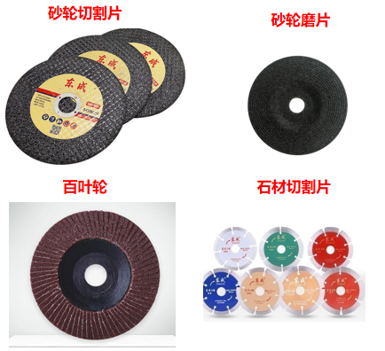 砂轮切割片、砂轮磨片、百叶轮、石材切割片