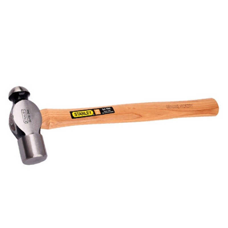 史丹利圆头锤32oz(胡桃木手柄)