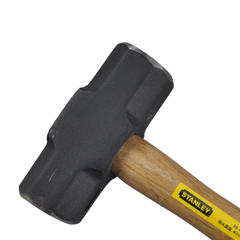 史丹利木柄八角石工锤6lbs