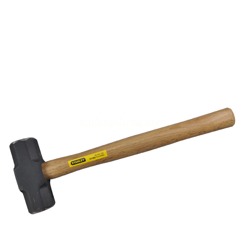 史丹利木柄八角石工锤4lbs