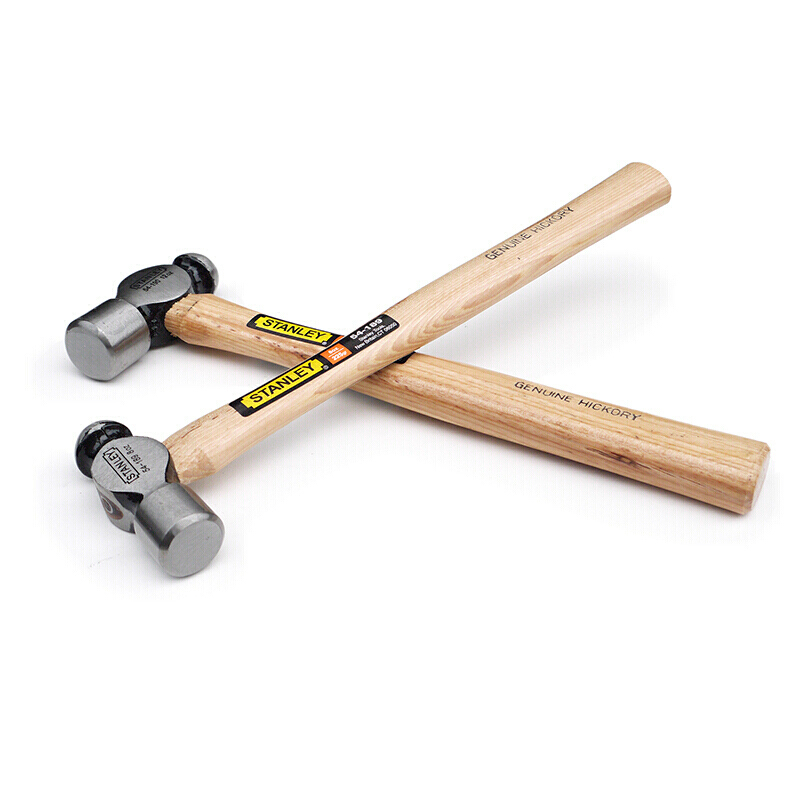 史丹利硬木柄圆头锤8oz